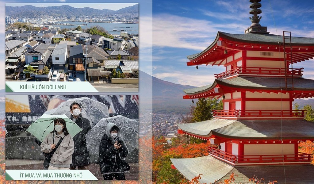 Nhà mái Nhật ảnh hưởng nhiều bởi khí hậu của Nhật Bản