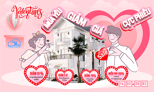 chương trình khuyến mãi valentine day 2022 của thảo lương home