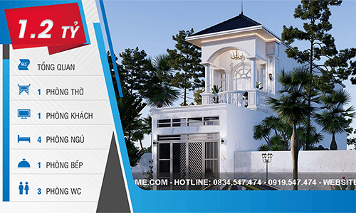 Mẫu nhà mái Nhật 2 tầng ấn tượng