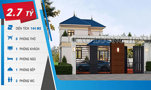 Mẫu nhà mái Nhật 3 tầng TA120019
