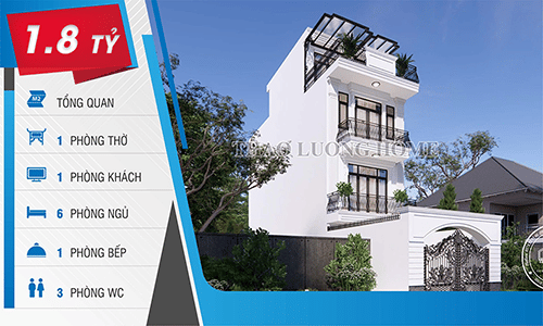 Mẫu nhà phố 4 tầng TA340018