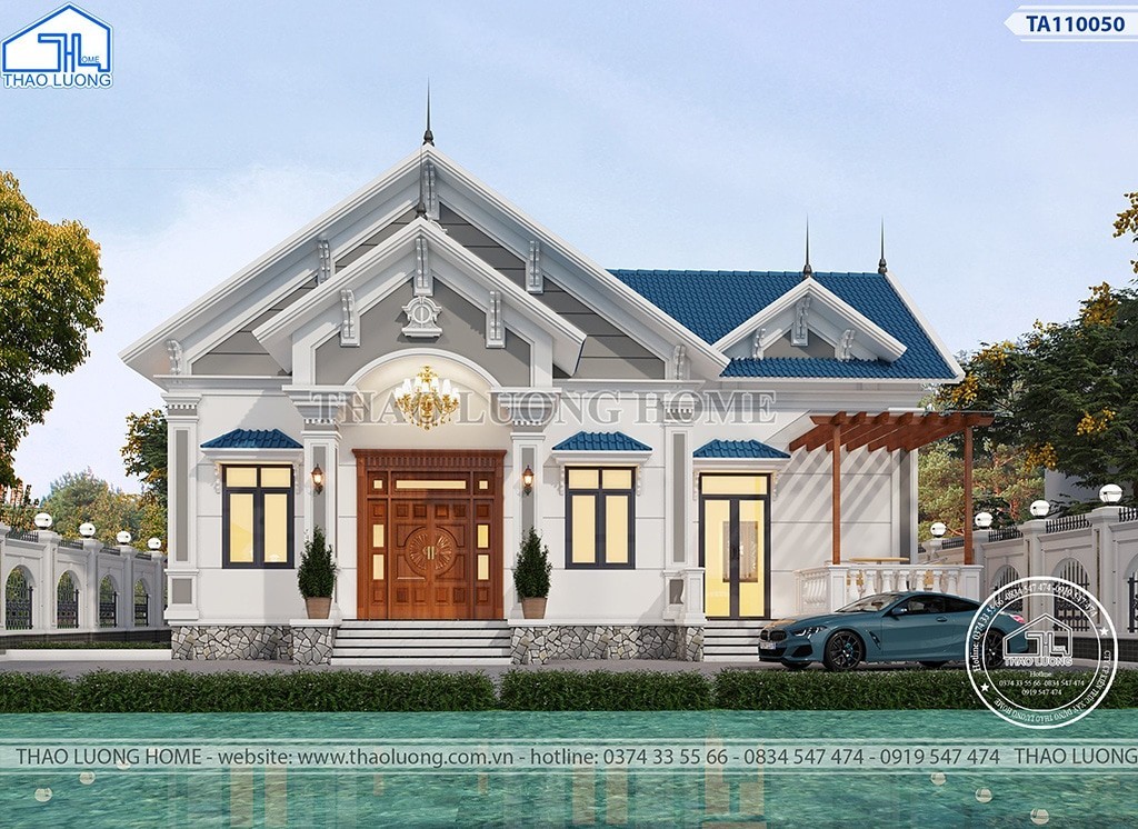 Nhà mái Thái theo phong cách nhà vườn nhẹ nhàng