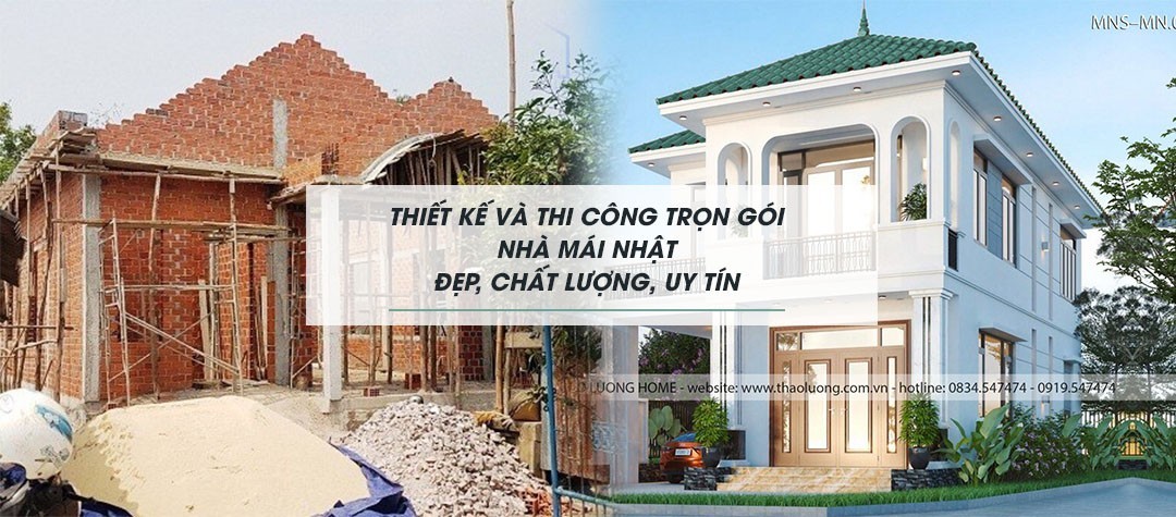 Thảo Lương Home là đơn vị thiết kế và thi công nhà 2 tâng tầng mái Nhật uy tín, chất lượng