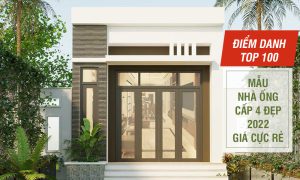 Điểm danh top 100 mẫu nhà ống cấp 4 đẹp 2022 giá cực rẻ