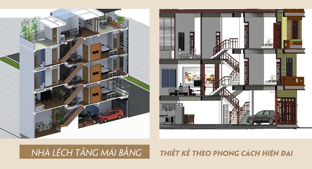 Mẫu thiết kế nhà phố lệch tầng 1 trệt 2 lầu 4x16m – Chuyên trang tổng hợp  và chia sẻ mẫu nhà, kinh nghiệm xây dựng nhà ở giá tốt