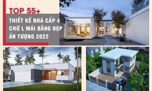 Top 55+ thiết kế nhà cấp 4 chữ L mái bằng đẹp ấn tượng 2022