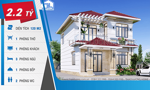 nhà mái nhật 120m2