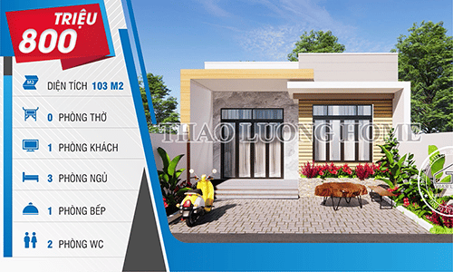 nhà phố 800 triệu