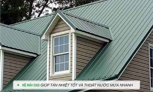 Nhà mái Thái phù hợp khí hậu thời tiết tại Việt Nam