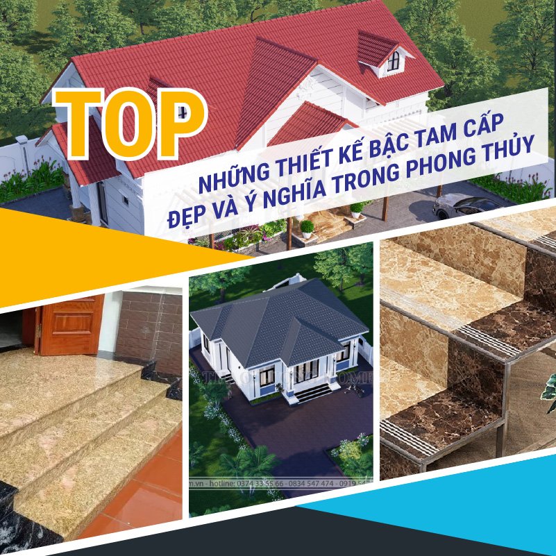 Top những thiết kế bậc tam cấp đẹp