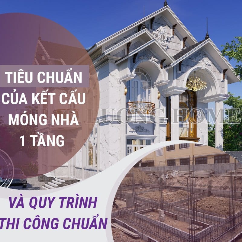 Kết cấu móng nhà 1 tầng